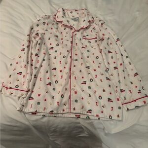 Charming Kids Pajama Set with Red Accents